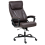 Beliani Executive Chair PROUD Faux Leather Dark Brown 5