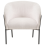 Beliani Armchair KROSSEN Fabric Light Beige 4