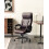 Beliani Executive Chair PROUD Faux Leather Dark Brown 2