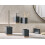 Beliani 5-Piece Bathroom Accessories Set TAPICHE Black 2