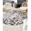 Beliani Outdoor Rug SOLAPUR Grey ø 160 cm 2