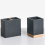 Beliani 5-Piece Bathroom Accessories Set TAPICHE Black 5