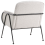 Beliani Armchair TRYSNES Fabric Light Beige 5