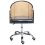Beliani Desk Chair REDDING Faux Leather Black 4