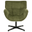 Beliani Swivel Armchair AUMA Fabric Green 5