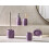 Beliani 5-Piece Bathroom Accessories Set YARAPA Purple 2