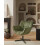 Beliani Swivel Armchair AUMA Fabric Green 2