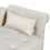 Beliani Right-Hand Chaise Longue IVRY Velvet Light Beige 6