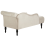 Beliani Right-Hand Chaise Longue IVRY Velvet Light Beige 5
