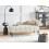 Beliani Right-Hand Chaise Longue IVRY Velvet Light Beige 2
