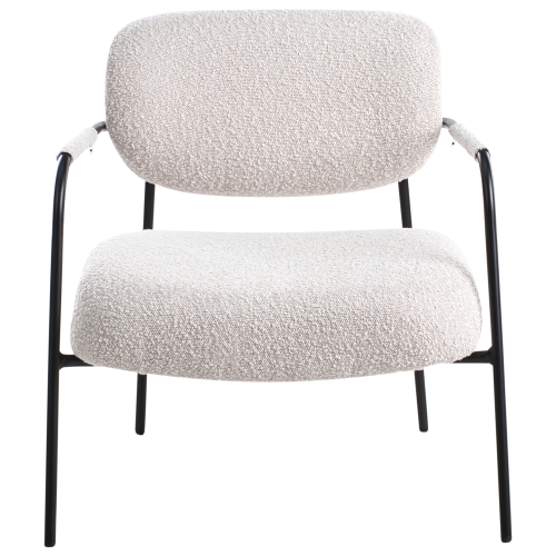 Beliani Armchair AUSVIKA Fabric Light Beige 1
