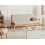 Beliani Sofa 3 Seater ESRUM Fabric Light Brown/ Grey 2
