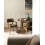 Beliani Set of 2 Dining Chairs DALBO Boucle Brown/Green 2