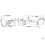 Beliani Living Room Set 4 Seater SAVALEN Fabric Light Grey 3