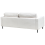 Beliani Sofa 3 Seater SAVALEN Fabric Off-White 5
