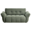 Beliani Sofa 2 Seater HALBA Boucle Green 4