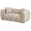 Beliani Sofa 2 Seater NESS Fabric Taupe 4