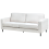 Beliani Sofa 3 Seater SAVALEN Fabric Off-White 4