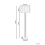 Beliani Floor Lamp BELESSA Linen Light Beige 3