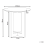 Beliani Side Table KARLO Light Brown 3