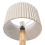 Beliani Floor Lamp BELESSA Linen Light Beige 5
