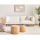 Beliani Sofa 3 Seater VORGOD Boucle Off-White 2