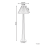 Beliani Floor Lamp ALIGIDE Wood Natural 3
