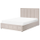 Beliani Ottoman Bed QUIBERON Fabric Beige 140 x 200 cm (EU Double) 4