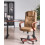 Beliani Massage Chair DIAMOND with Heating Leather Light Brown 2