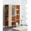 Beliani 9 Shelf Open Wardrobe LEANDRO Light Brown 2