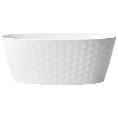 Beliani Freestanding Bathtub CHUBUT 1500 x 750 mm White 2