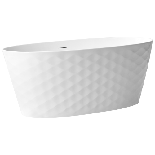 Beliani Freestanding Bathtub CHUBUT 1500 x 750 mm White 1