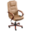 Beliani Massage Chair DIAMOND with Heating Leather Light Brown 4