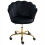 Beliani Desk Chair MONTICELLO Velvet Black 5