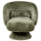 Beliani Swivel Armchair LIEKSA Chenille Green 4