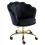 Beliani Desk Chair MONTICELLO Velvet Black 4