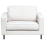 Beliani Armchair SAVALEN Fabric Off-White 4