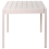 Beliani Garden Dining Table BARTICA 81 cm 84 cm Beige 4