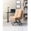 Beliani Office Chair ADDISON Boucle Peach Pink 2