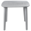 Beliani Garden Dining Table SORICO 86 cm 86 cm Grey 4