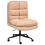 Beliani Office Chair ADDISON Boucle Peach Pink 4