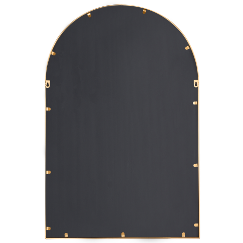 Beliani Wall Mirror THULAY 65 cm 99 cm Gold 2