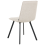 Beliani Set of 2 Dining Chairs CARVER Fabric Beige 6