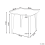 Beliani Garden Dining Table SORICO 86 cm 86 cm Light Beige 3