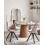 Beliani Set of 2 Dining Chairs HEDLEY Fabric Beige 2