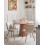 Beliani Set of 2 Dining Chairs LORIDA Fabric Beige 2