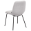 Beliani Set of 2 Dining Chairs LORIDA Fabric Light Grey 6
