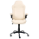 Beliani Office Chair TRIUMPHER Faux Leather Off-White 5