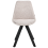 Beliani Set of 2 Dining Chairs HEDLEY Fabric Beige 5