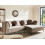 Beliani Corner Sofa 3 Seater SATER Chenille Light Brown Left Hand 2